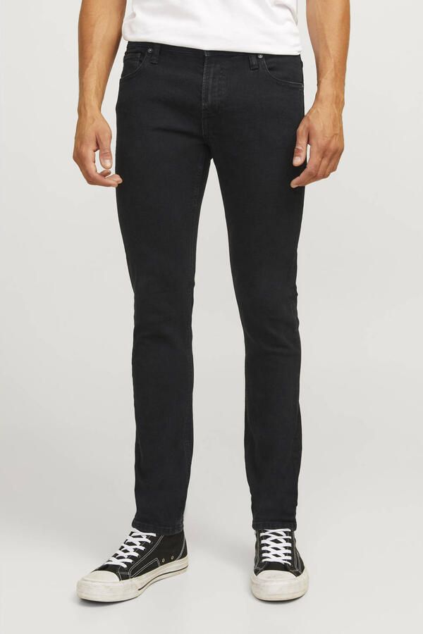 JJ REBEL slim fit jeans JREBLUKE black denim - Foto 2