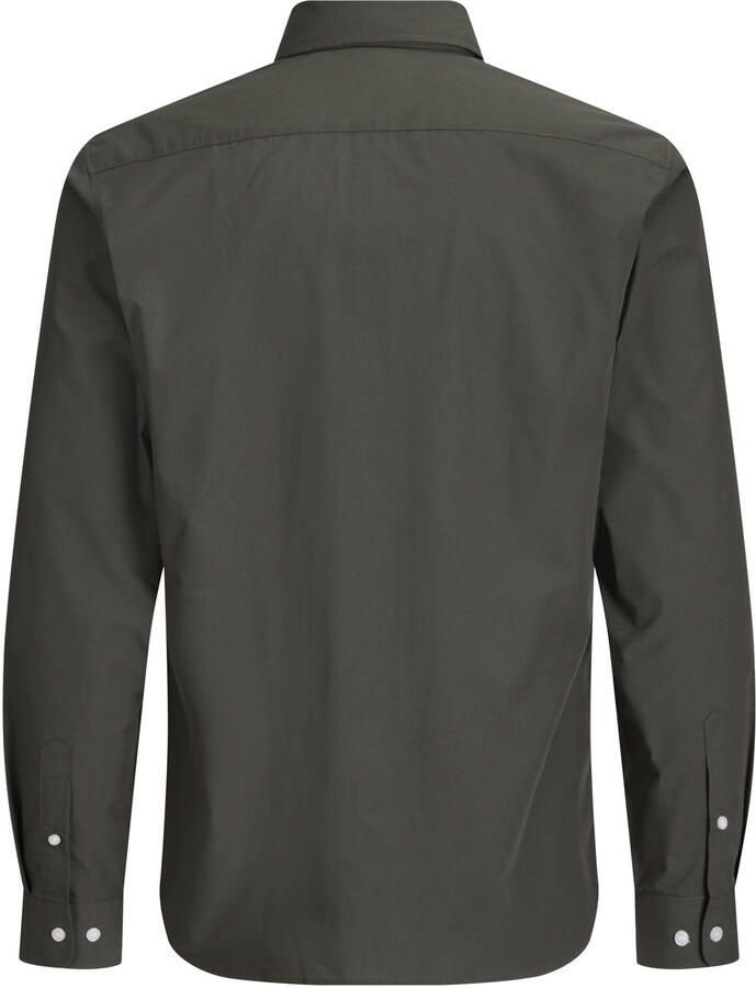 JJ REBEL slim fit overhemd groen