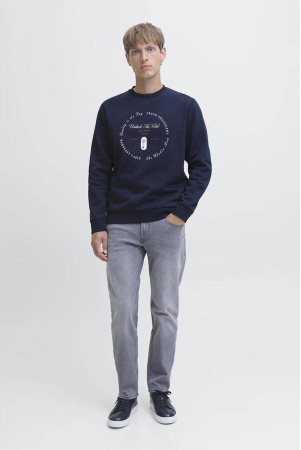 JJ REBEL sweater donkerblauw - Foto 2