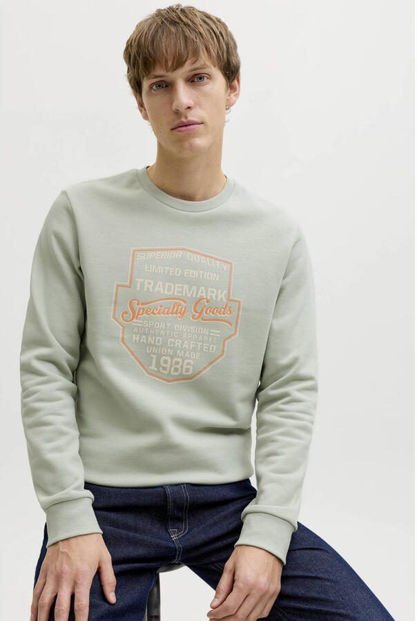 JJ REBEL sweater lichtgroen