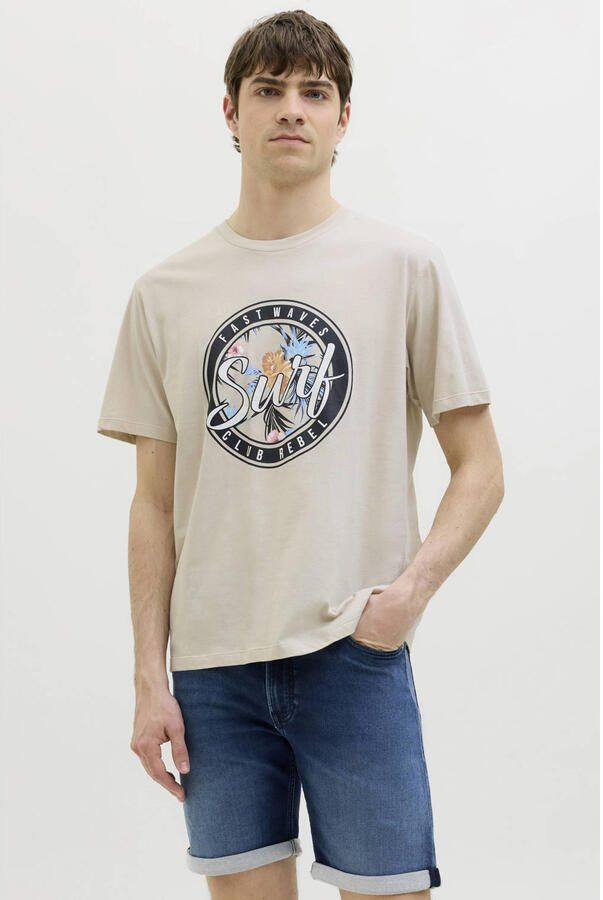 JJ REBEL T-shirt ecru - Foto 1