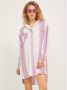 JJXX gestreepte blouse JXCONNY met linnen gebroken wit roze - Thumbnail 1