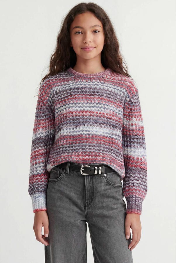 JJXX GIRL gebreide trui paars