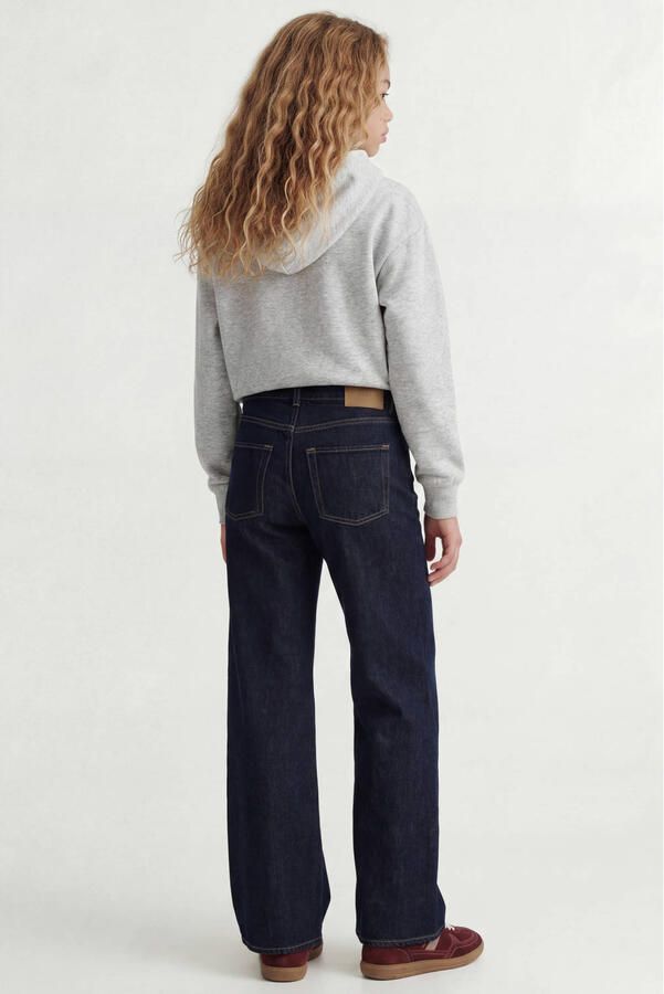 JJXX GIRL hoodie met tekst grijs - Foto 3