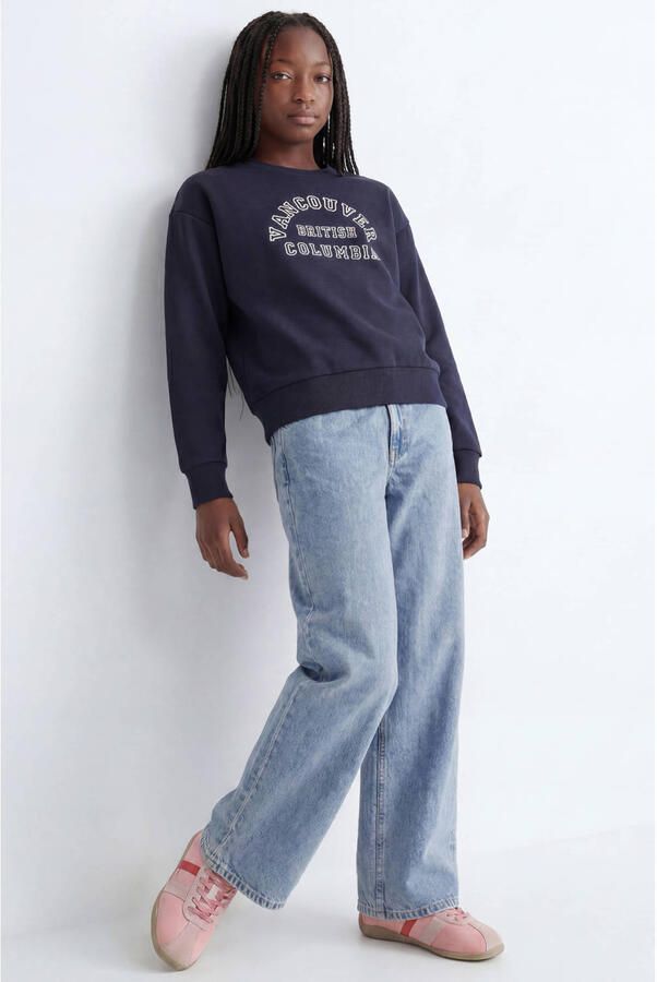 JJXX GIRL JXFUJI barrel jeans mediumblauw Meisjes Denim Effen - Foto 2