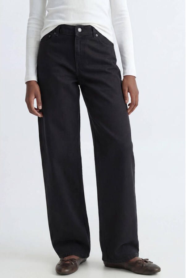 JJXX GIRL JXFUJI barrel jeans zwart Meisjes Denim Effen - Foto 2