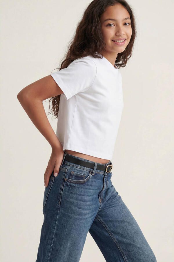 JJXX GIRL JXJESSICA imitatieleren riem zwart Meisjes Imitatieleer Effen - Foto 2