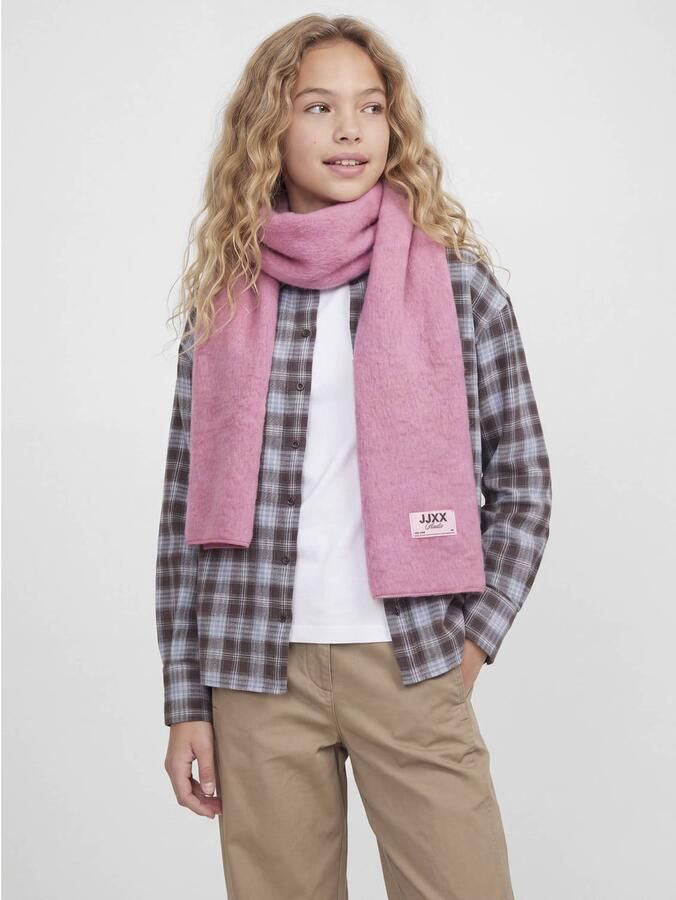 JJXX GIRL JXLESLIE sjaal roze Meisjes Polyester Effen - Foto 2