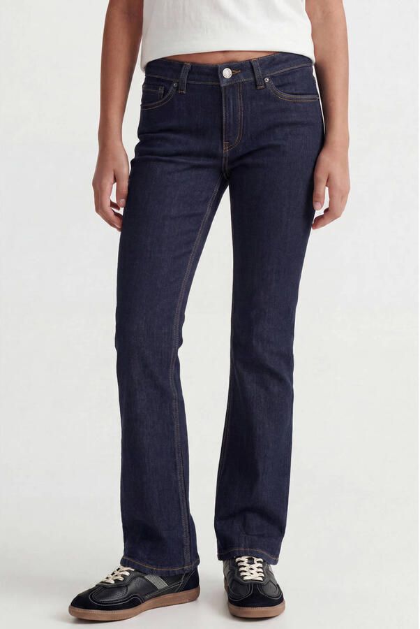 JJXX GIRL JXTEXAS flared jeans donkerblauw Meisjes Denim Effen