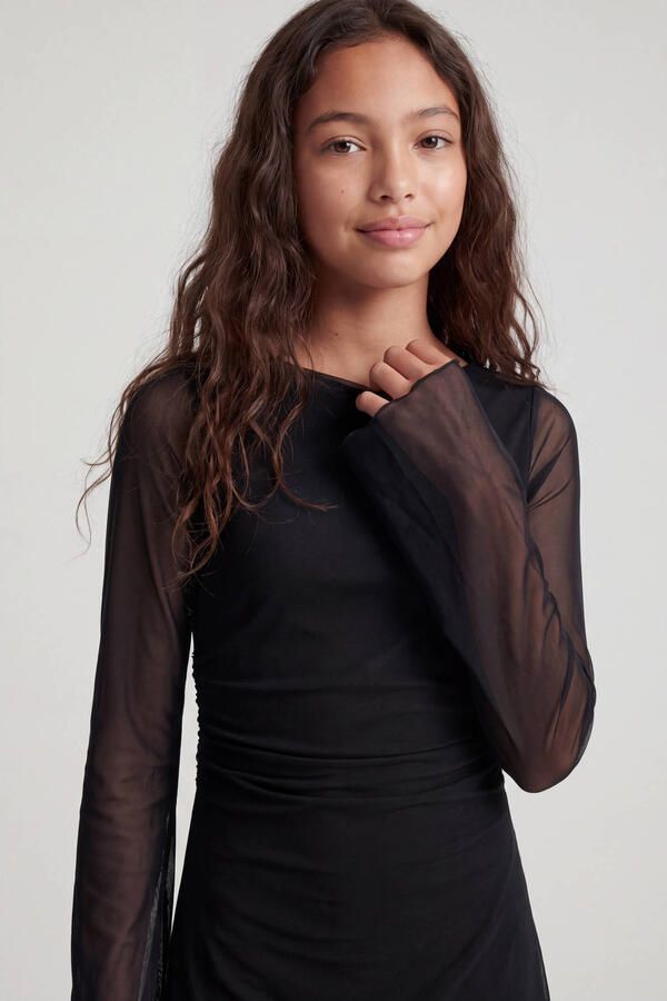 JJXX GIRL korte jurk zwart - Foto 3