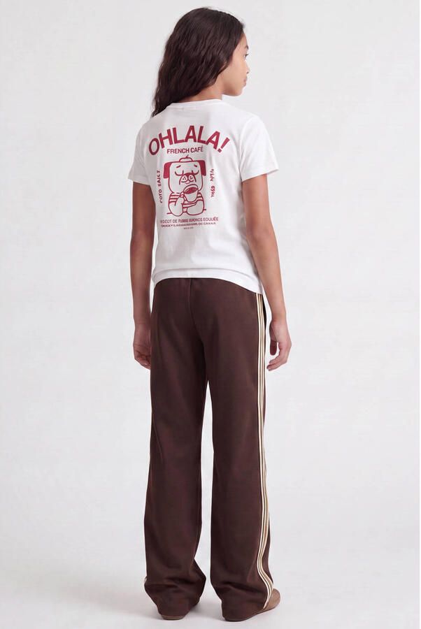 JJXX GIRL loose fit casual broek donkerbruin - Foto 2