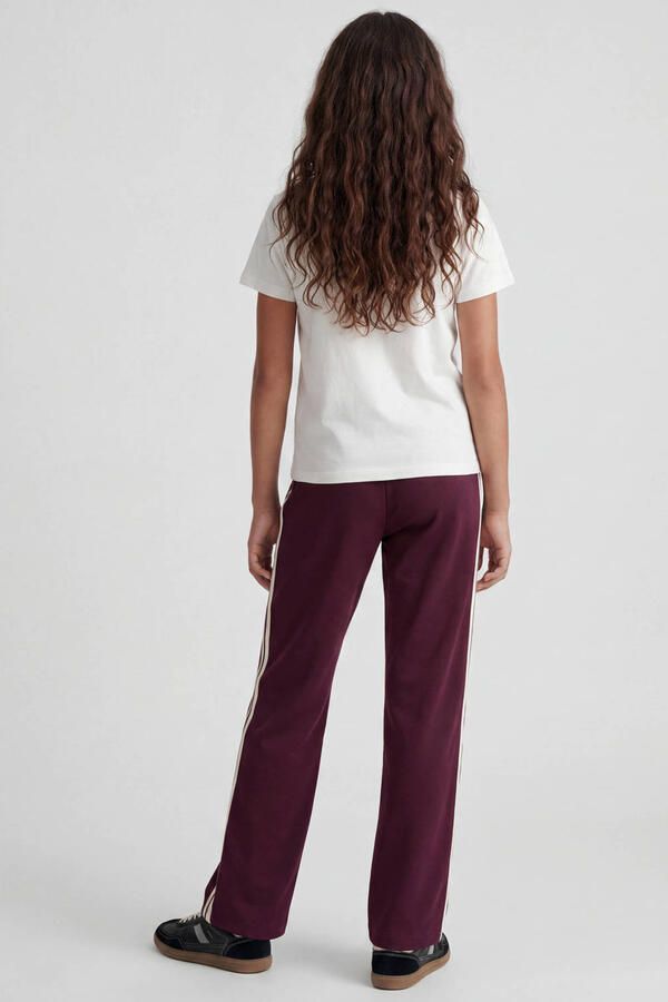 JJXX GIRL loose fit casual broek donkerrood - Foto 3