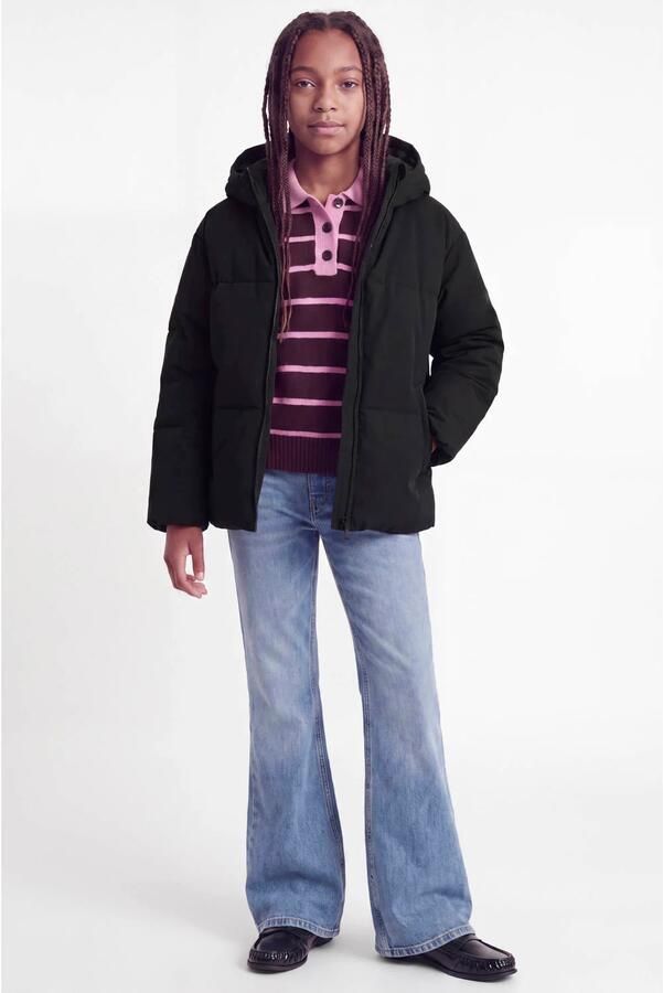 JJXX GIRL pufferjas zwart - Foto 3