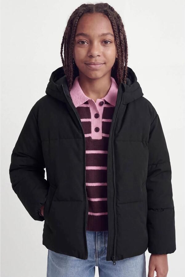 JJXX GIRL pufferjas zwart