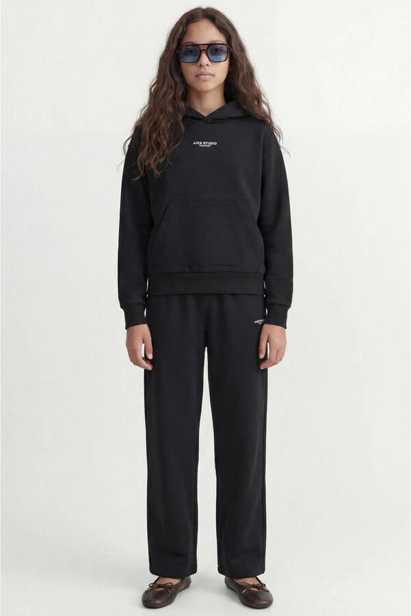JJXX GIRL sweat hoodie met tekst zwart - Foto 3