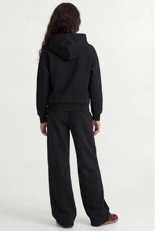 JJXX GIRL sweat hoodie met tekst zwart - Foto 2