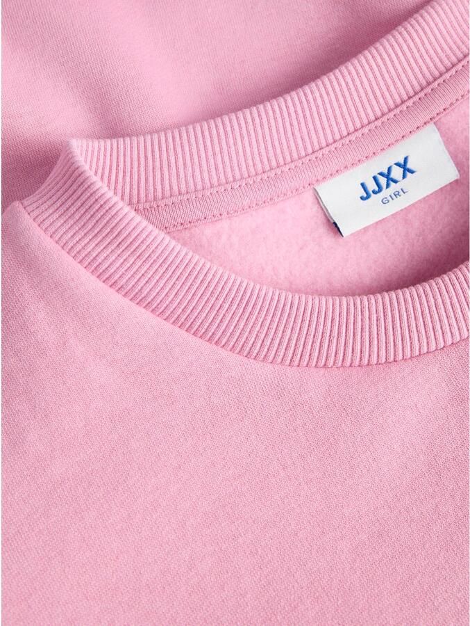 JJXX GIRL sweater met tekst roze - Foto 2