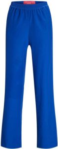 JJXX high waist straight fit broek JXPOPPY blauw