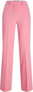 JJXX high waist straight fit pantalon JXMARY van gerecycled polyester roze
