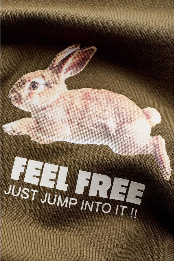 JJXX aansluitend T-shirt met print groen - Foto 2