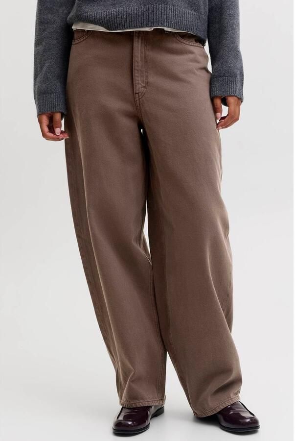 JJXX barrel jeans donkerbruin