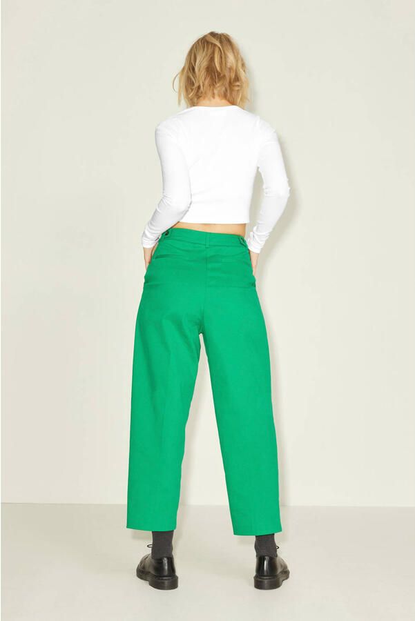 JJXX cropped ribgebreide longsleeve JXFELINE wit - Foto 3