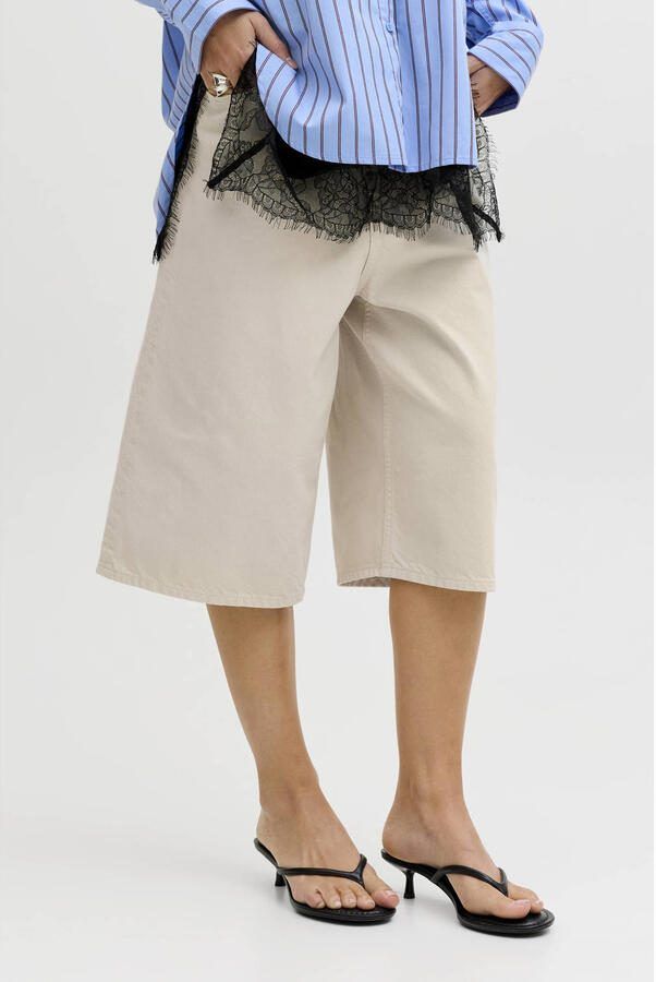 JJXX denim baggy low waist short ecru