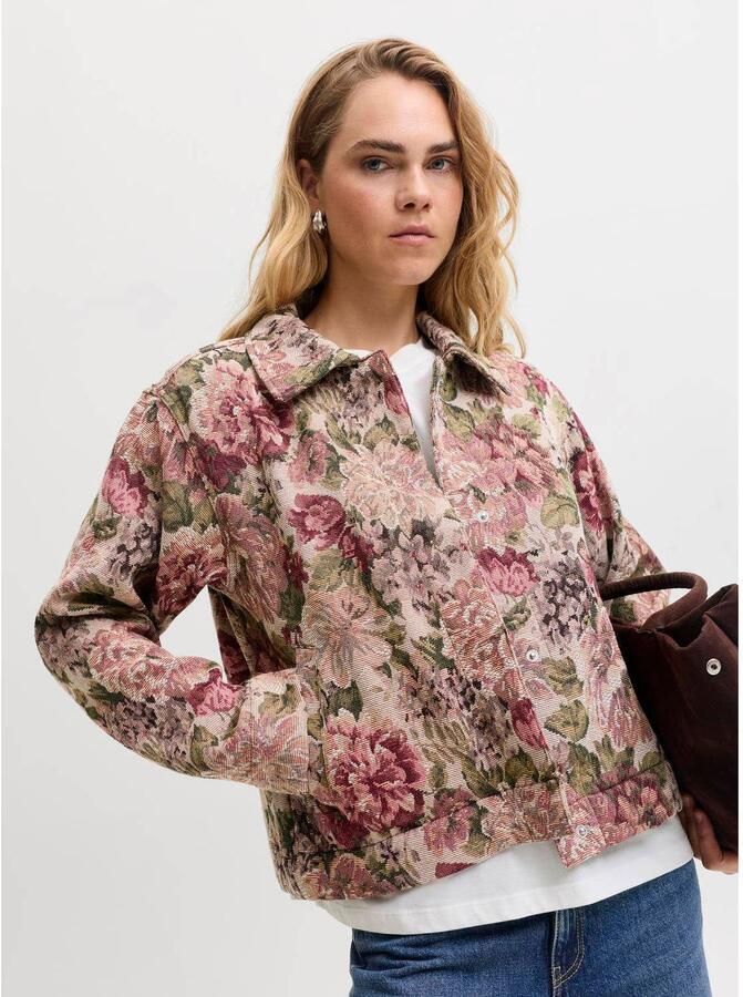 JJXX gebloemde jacket meerkleurig