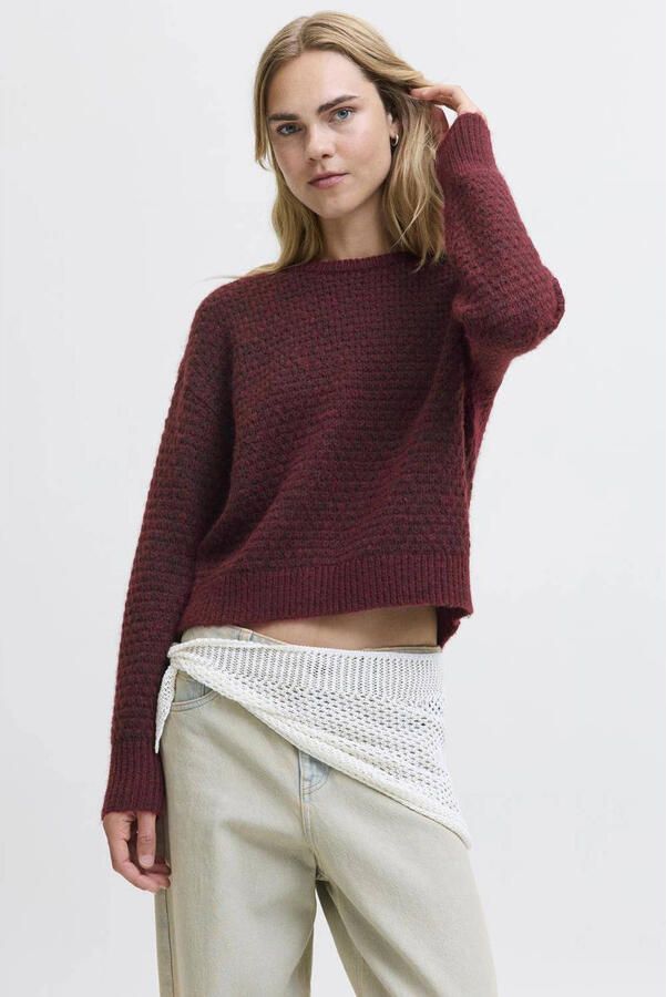 JJXX Gebreide pullover met ribboorden model 'MILLY' - Foto 2