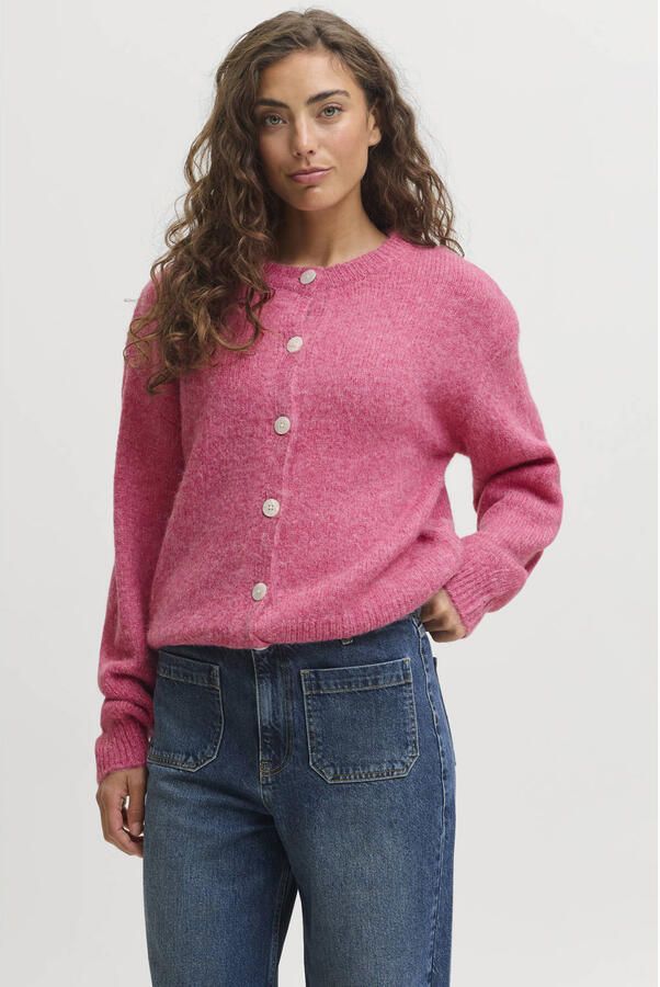 JJXX gebreid vest roze