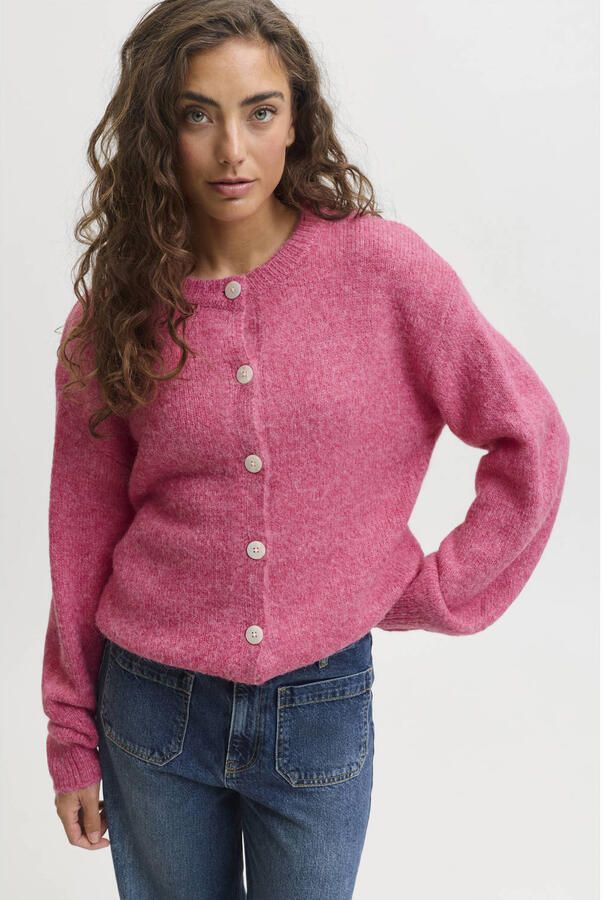 JJXX gebreid vest roze - Foto 2