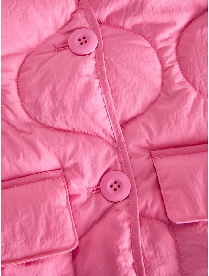 JJXX gewatteerde jas quilted roze