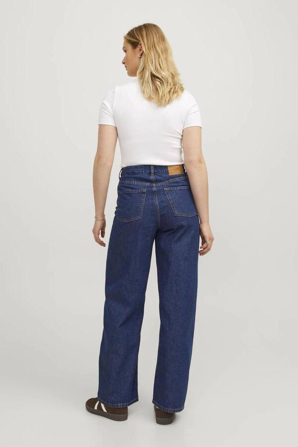 JJXX high waist wide leg jeans dark blue denim - Foto 3