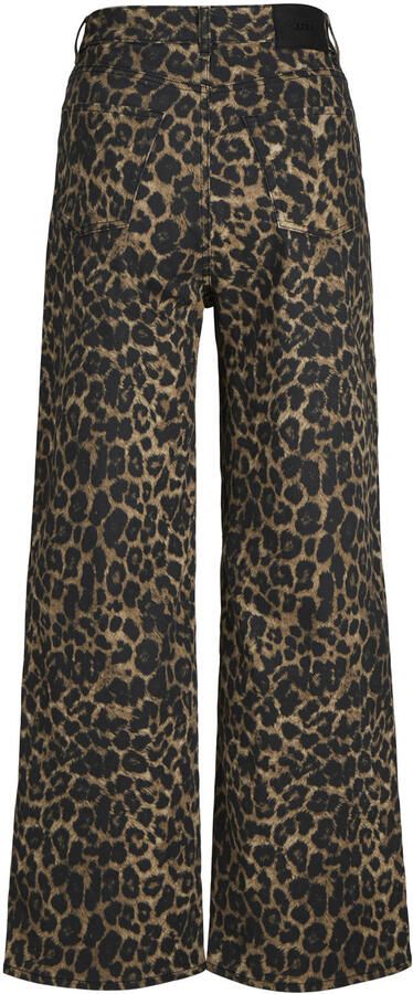 JJXX Wide leg broek met luipaardprint Model 'SARAH TOKYO' - Foto 3