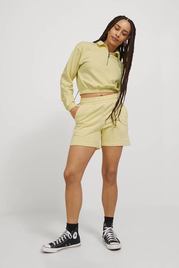 JJXX high waist casual short lichtgeel