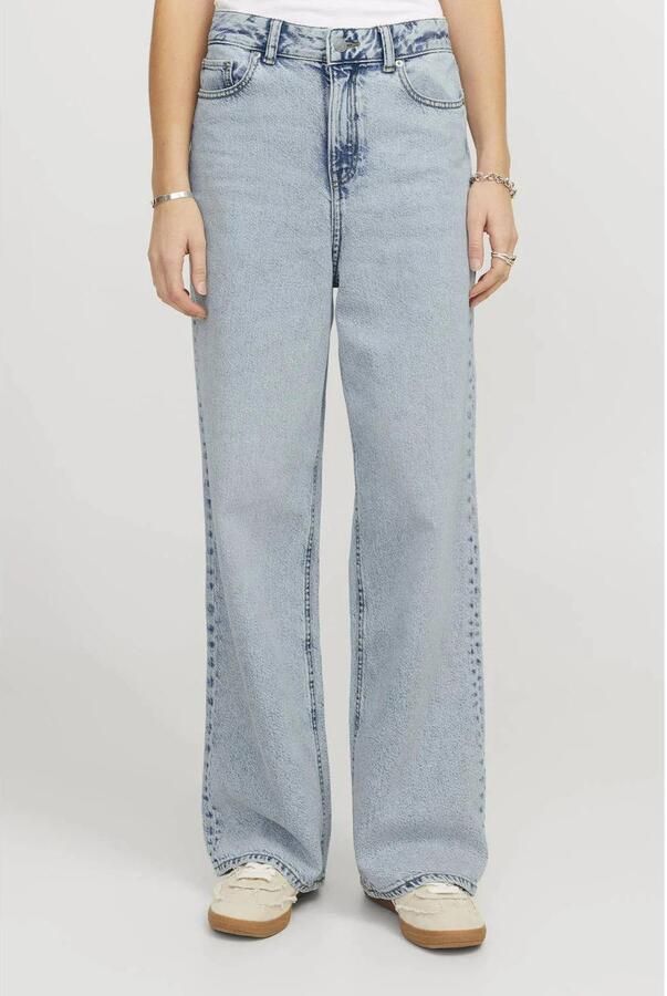 JJXX high waist wide leg jeans light blue denim - Foto 3