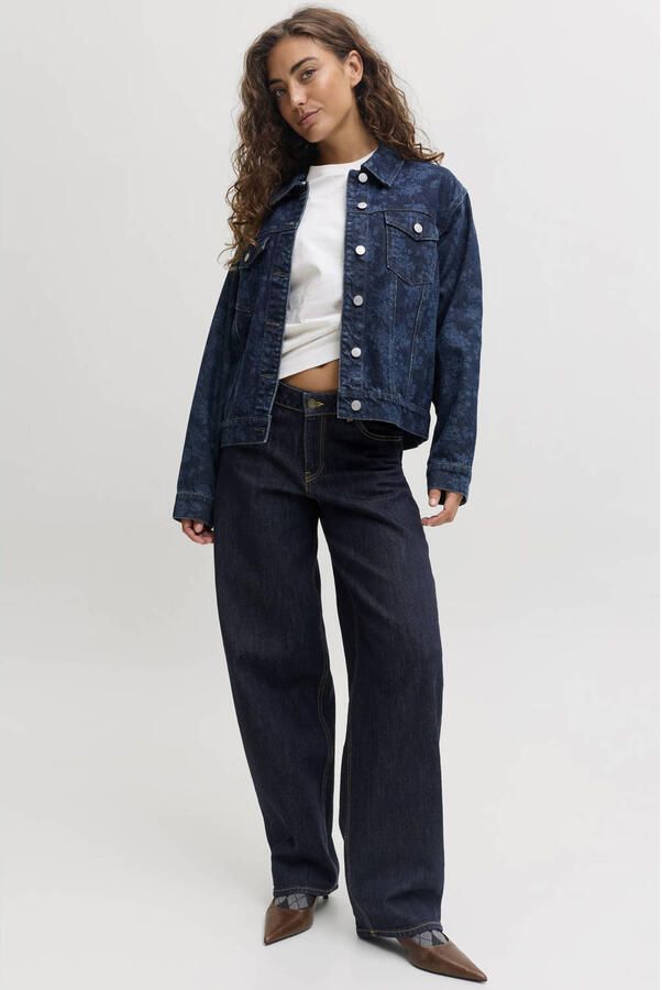 JJXX JXFUJI BARREL MW C248 DNM NOOS barrel jeans donkerblauw - Foto 2