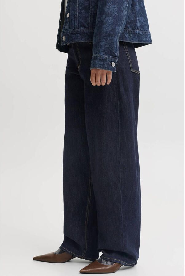 JJXX JXFUJI BARREL MW C248 DNM NOOS barrel jeans donkerblauw - Foto 3