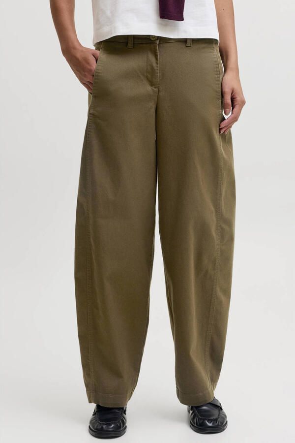 JJXX Jxhazel Kira Barrel Mw Pants Pnt Noos barrel jeans khaki