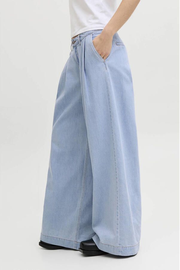 JJXX Jxpalma Nova Extra Wide Mw R339 Dnm wide leg jeans light blue denim