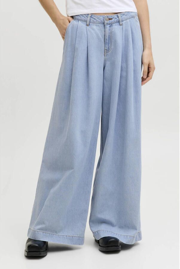 JJXX Jxpalma Nova Extra Wide Mw R339 Dnm wide leg jeans light blue denim - Foto 2