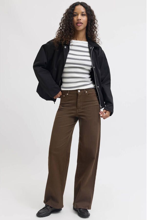 JJXX jxsarah tokyo leo wide hw pant pnt sn jeans bruin - Foto 2
