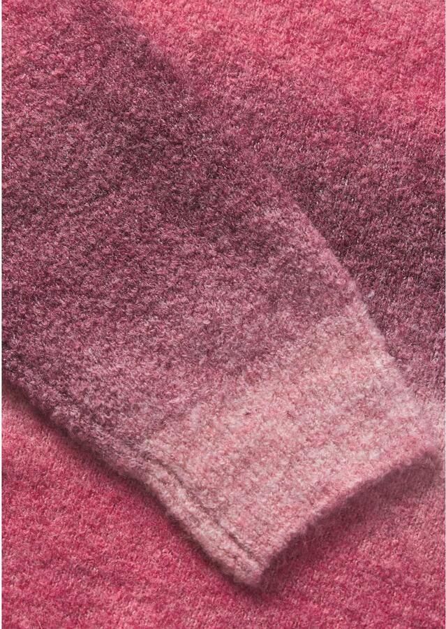 JJXX oversized gebreide gestreepte trui roze - Foto 2