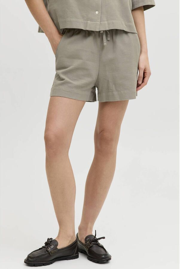 JJXX regular waist casual short grijsbruin