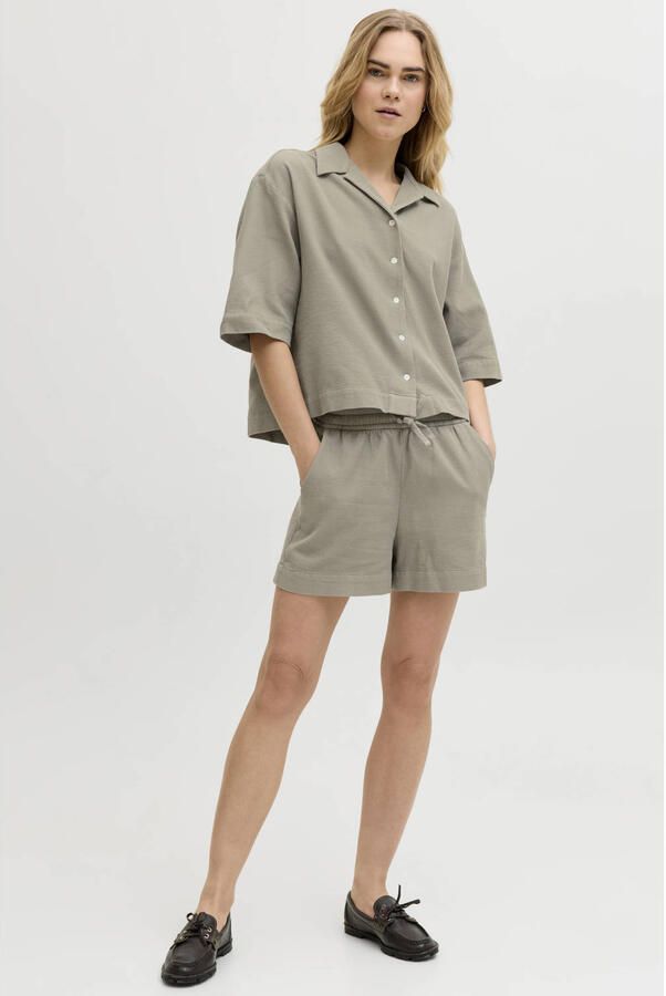 JJXX regular waist casual short grijsbruin - Foto 3