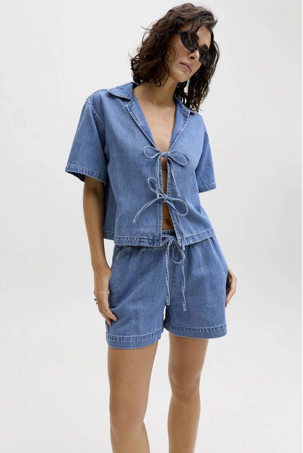 JJXX Short met elastische band en trekkoord model 'RUE'