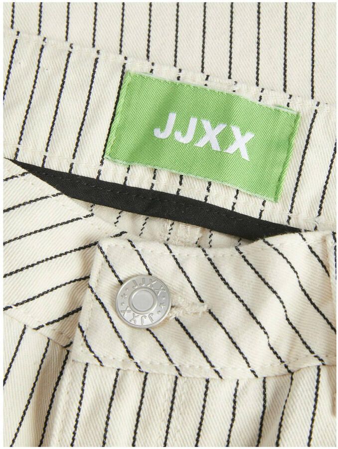 JJXX regular waist wide leg jeans ecru