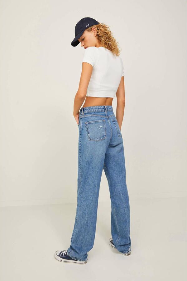 JJXX Shirt met ronde hals JXFLORIE STR SS RIB TEE JRS