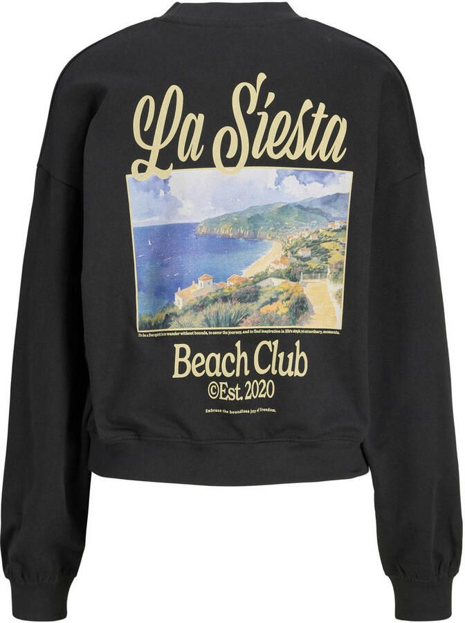 JJXX sweater met backprint zwart - Foto 3