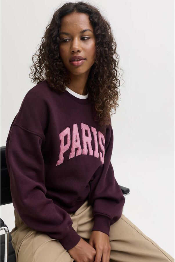 JJXX relaxed fit sweatshirt van katoenmix model 'Tatum' - Foto 2